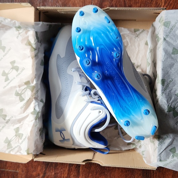 Under Armour Men's Command Mid Lacrosse MT TPU Cleat - Picture 3 of 13